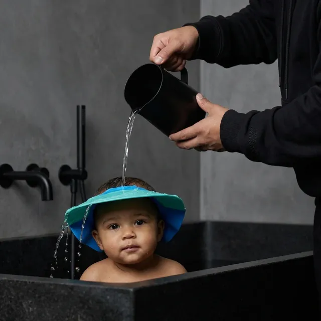 Baby Shower Cap - Bath Time Made Easy & Safe