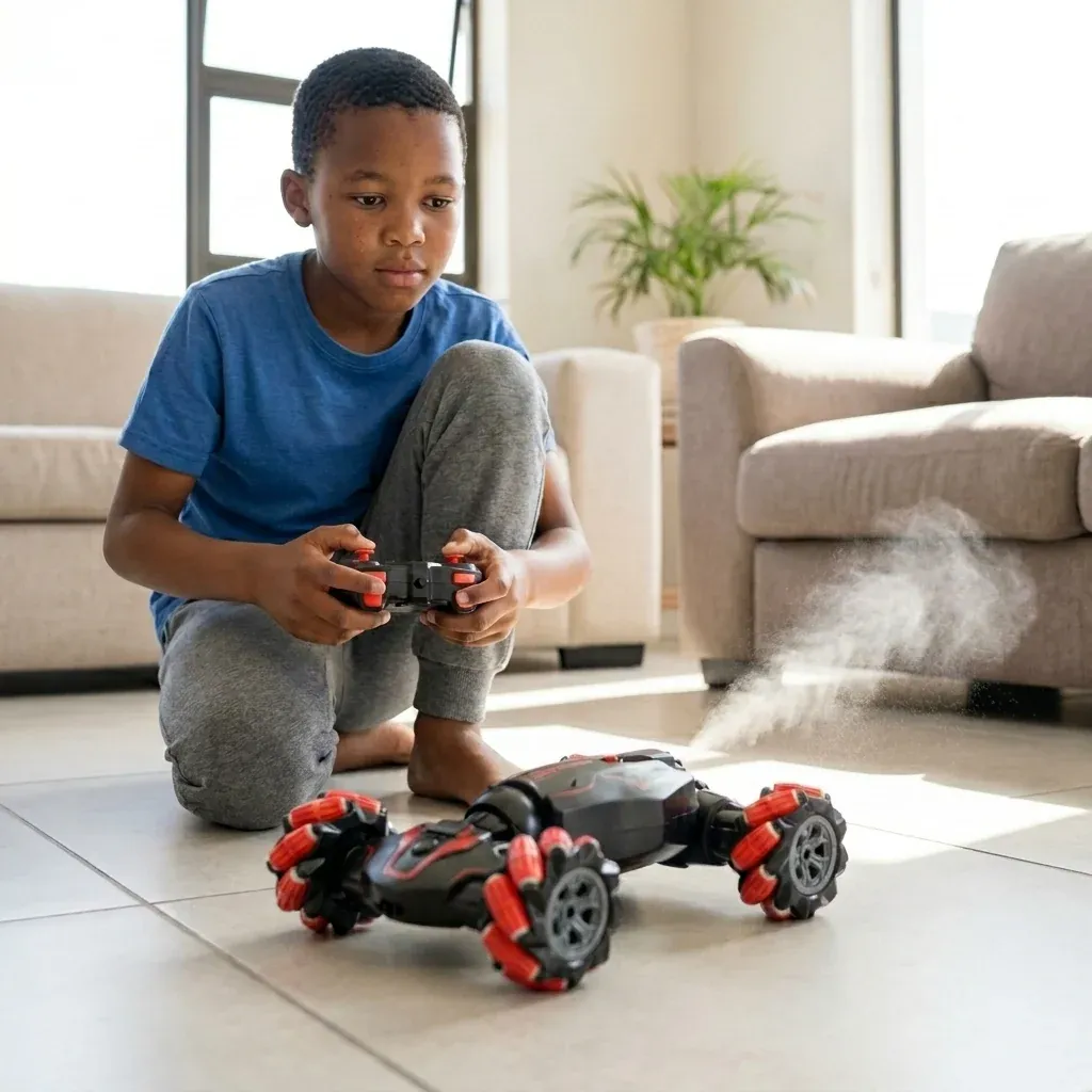 6-Wheel Remote Control RC Stunt Car