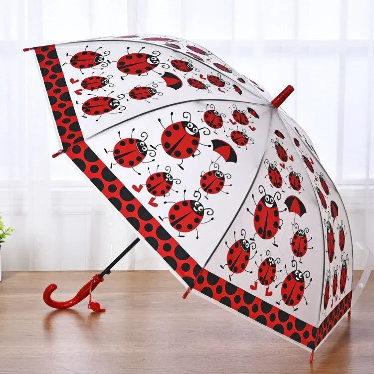 Cartoon Print Lightweight Kids Umbrella