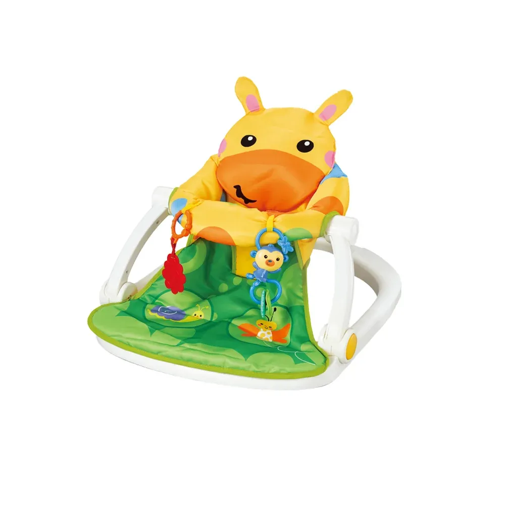 Portable Baby Floor Seat with Sensory Toys