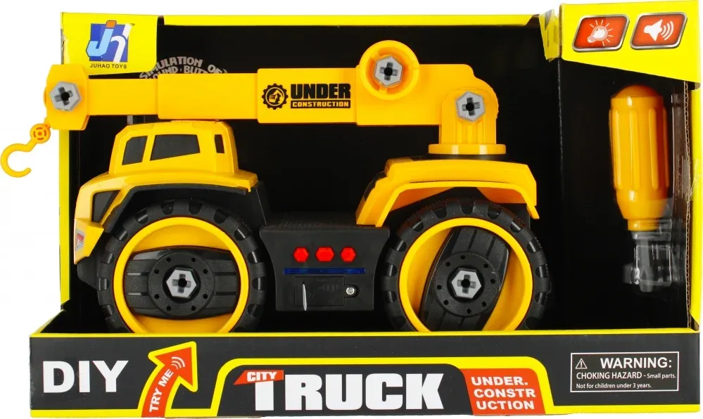 DIY Crane Truck with Light and Sound