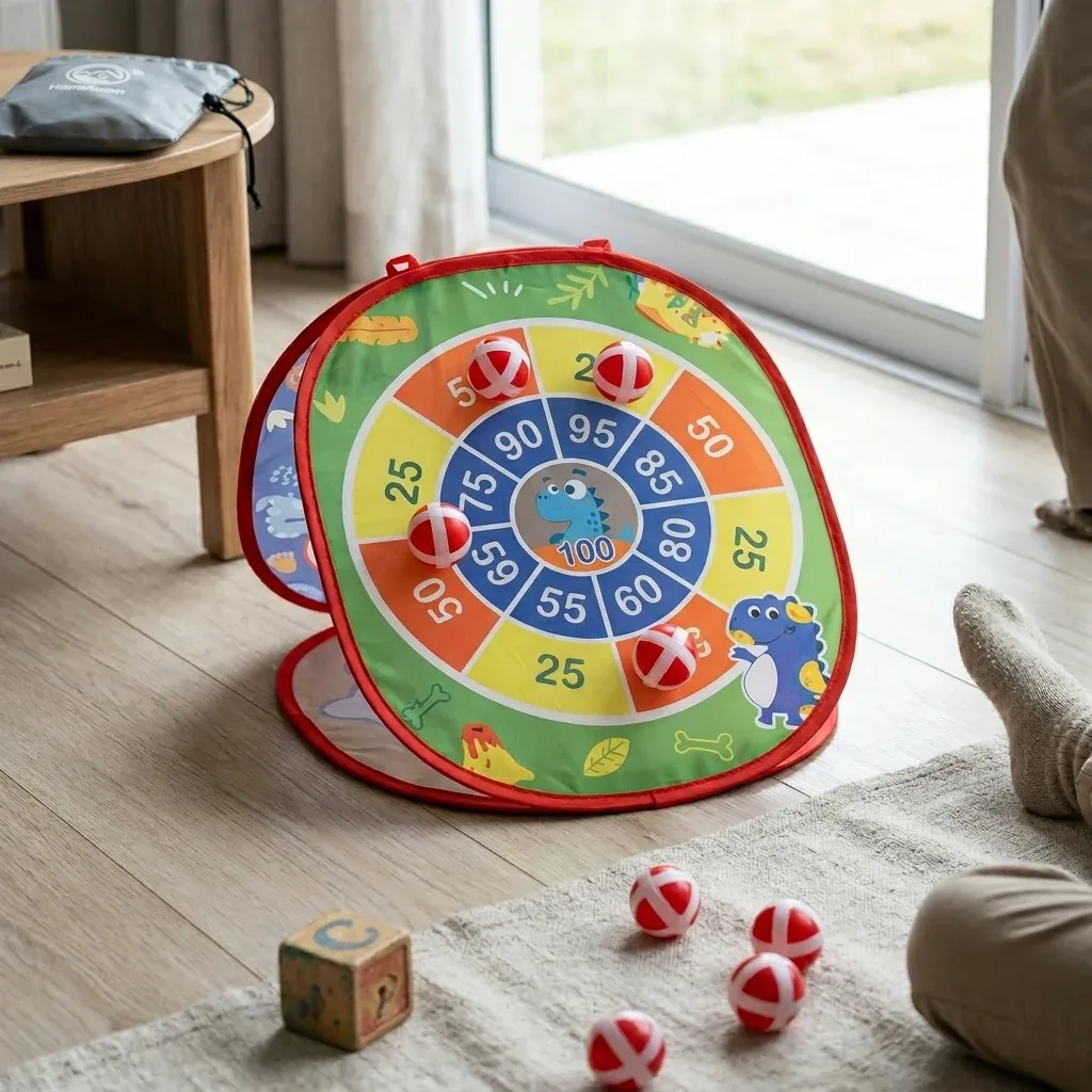 3 in 1 Portable Kids Tossing Game Board