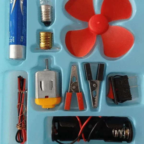 Kids Science Light Control Fan Circuit Kit