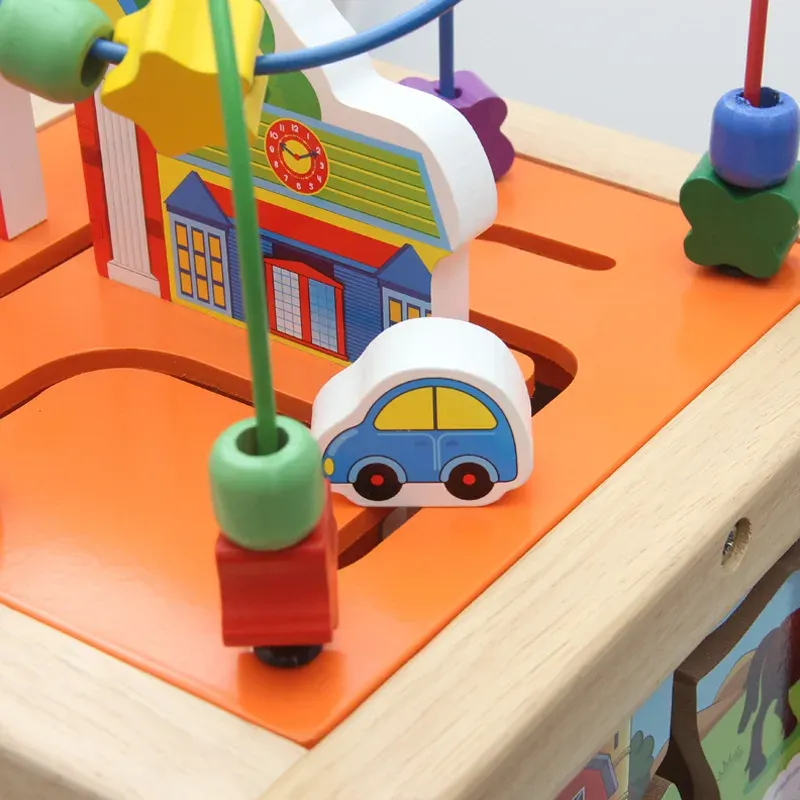 Baby Toys Wooden Montessori Beaded Maze