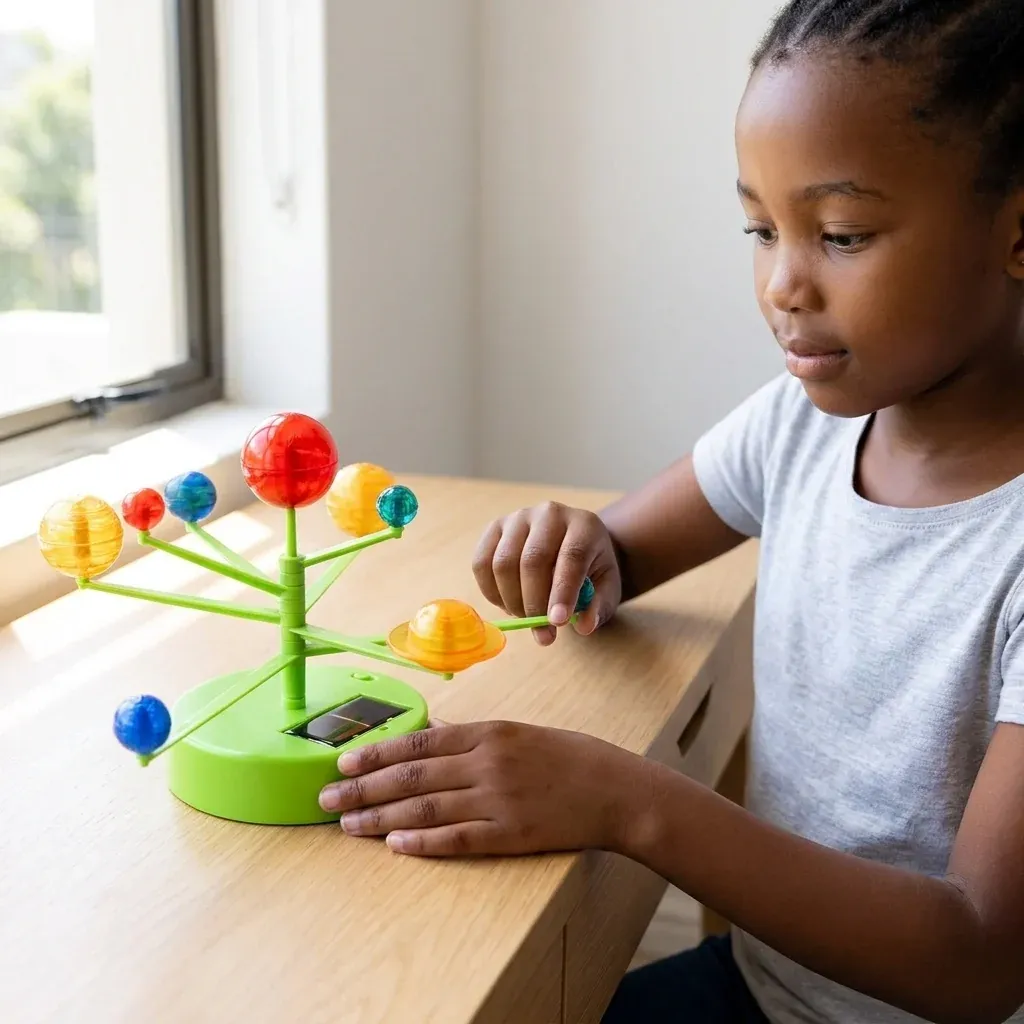 Rotating Solar System Model Science Toy for Kids