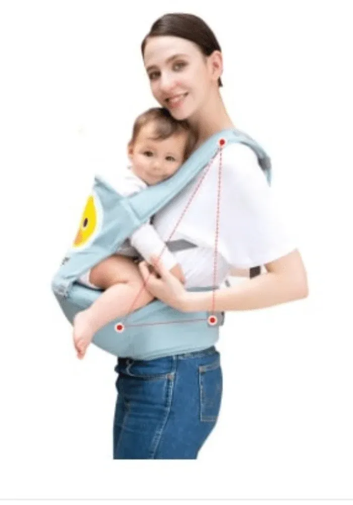 Baby Cartoon Hip Seat Carrier - Comfort & Style for Parents
