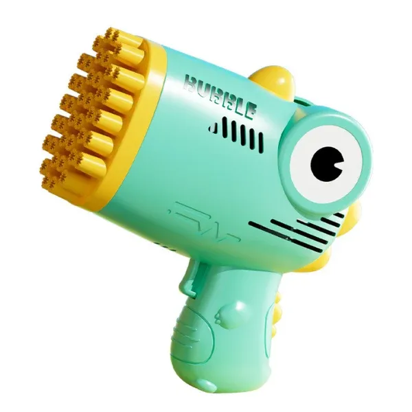 Kids 40-Hole Automatic Dinosaur Bubble Blaster
