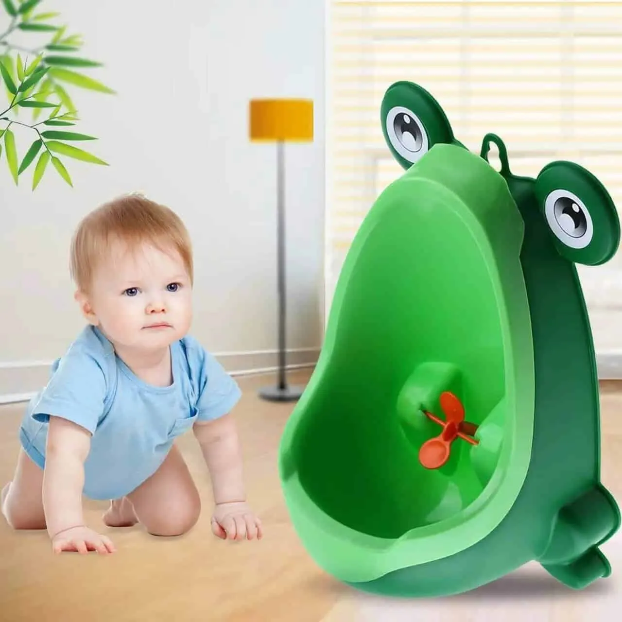 Boys Froggie Urinal - Fun & Easy Potty Training!