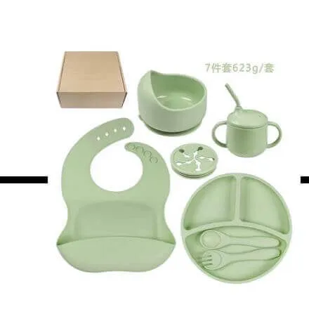 7 Piece Baby Feeding Set BPA Free
