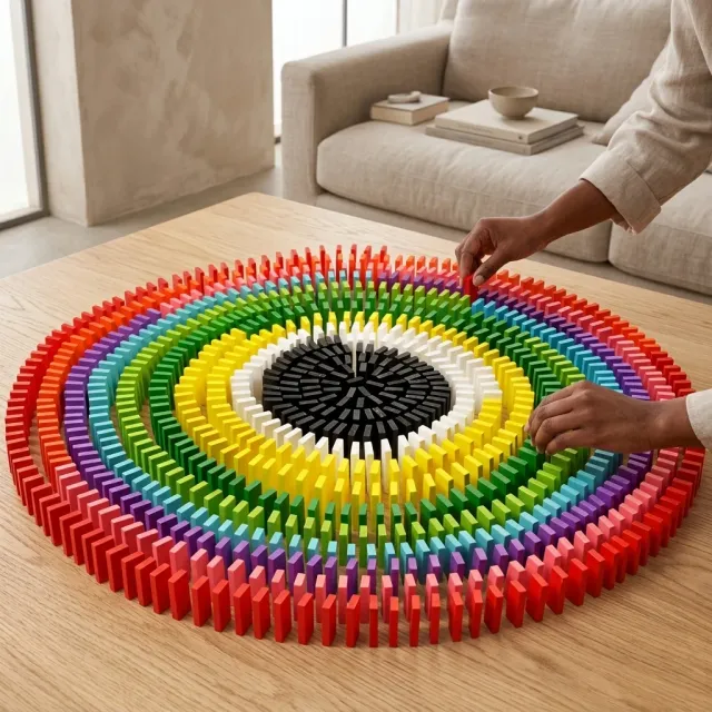 Double Six Nine Dominoes Set Game