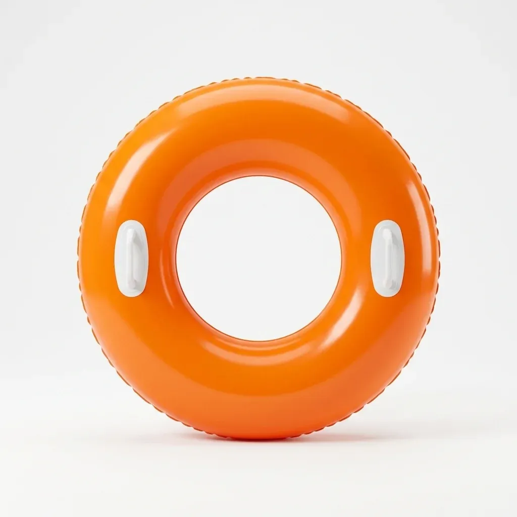 Inflatable Swim Ring Tubes with Handles