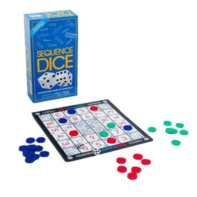 Sequence Dice Board Game 2-6 Players