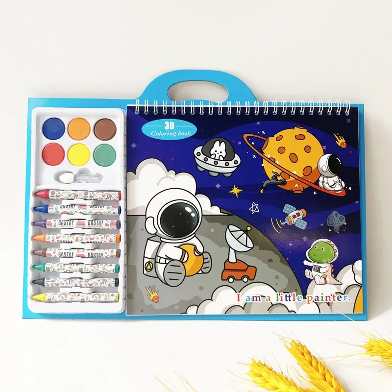 Magic Water Painting Preschool Sketchbook