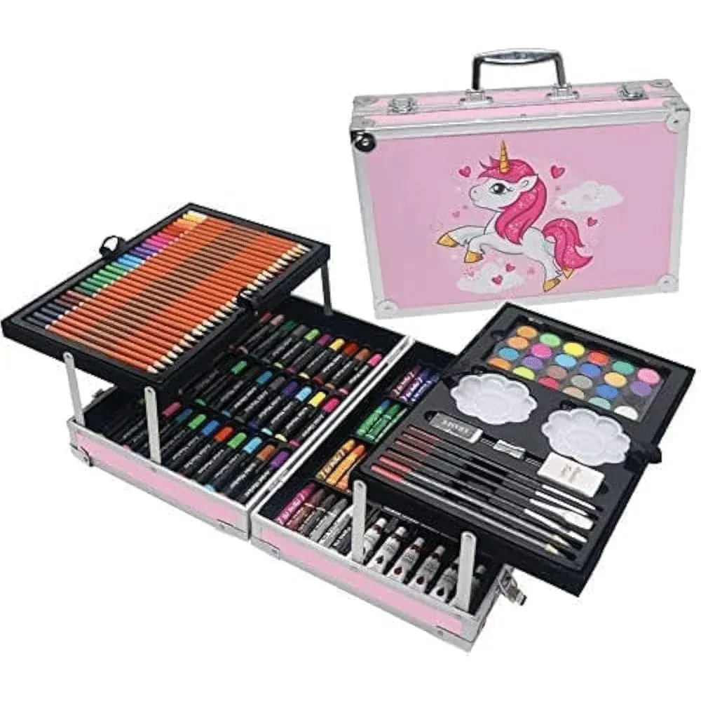 145-Piece Deluxe Art Set with Aluminium Case
