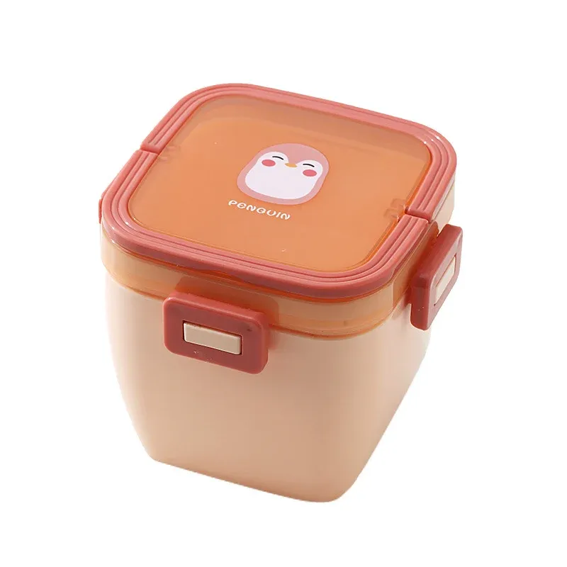Portable 800ml Kids Bento Lunch Box with Handle