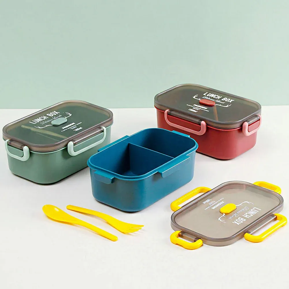 Kids Bento Lunch Box – 1 L Plastic Lunch Container