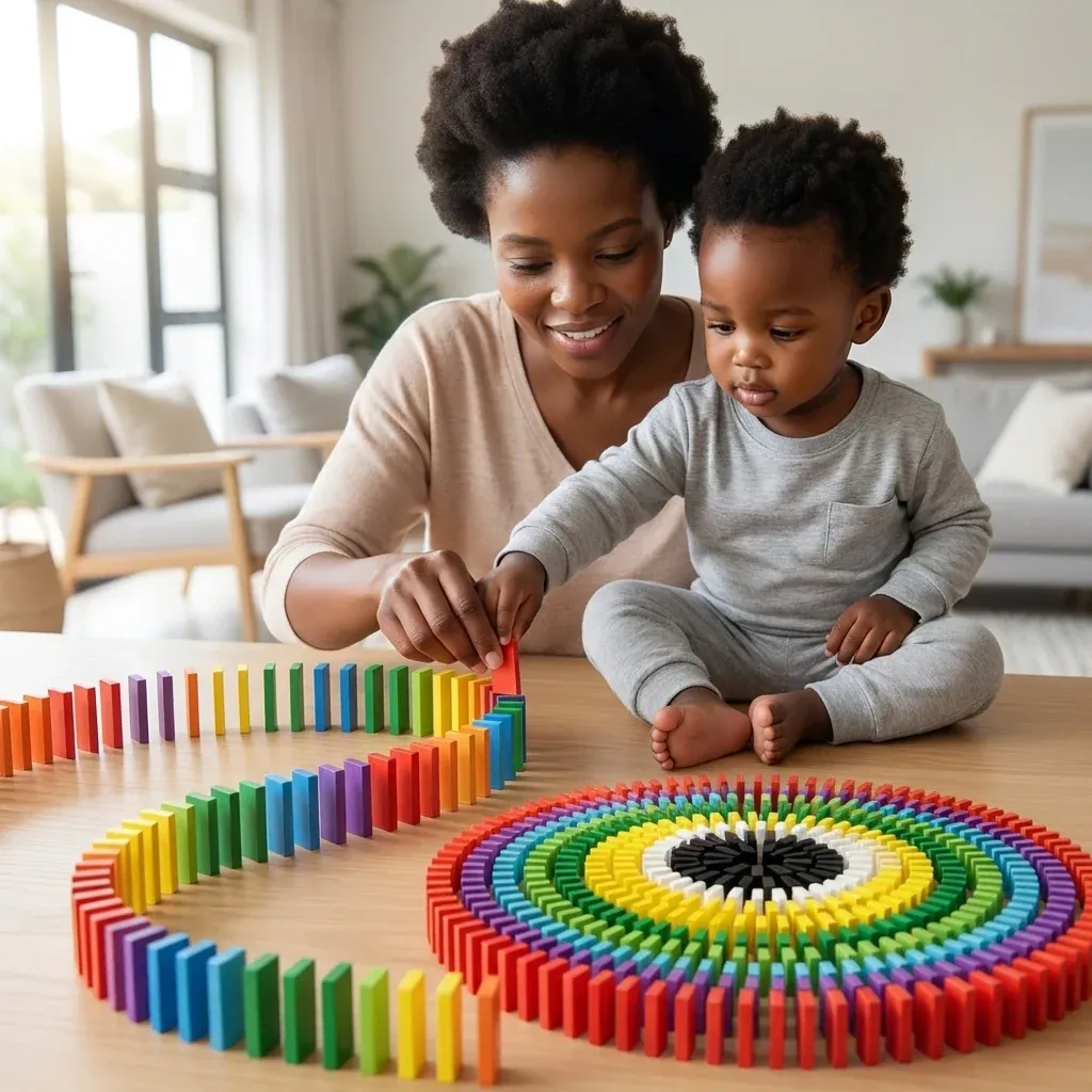Double Six Nine Dominoes Set Game