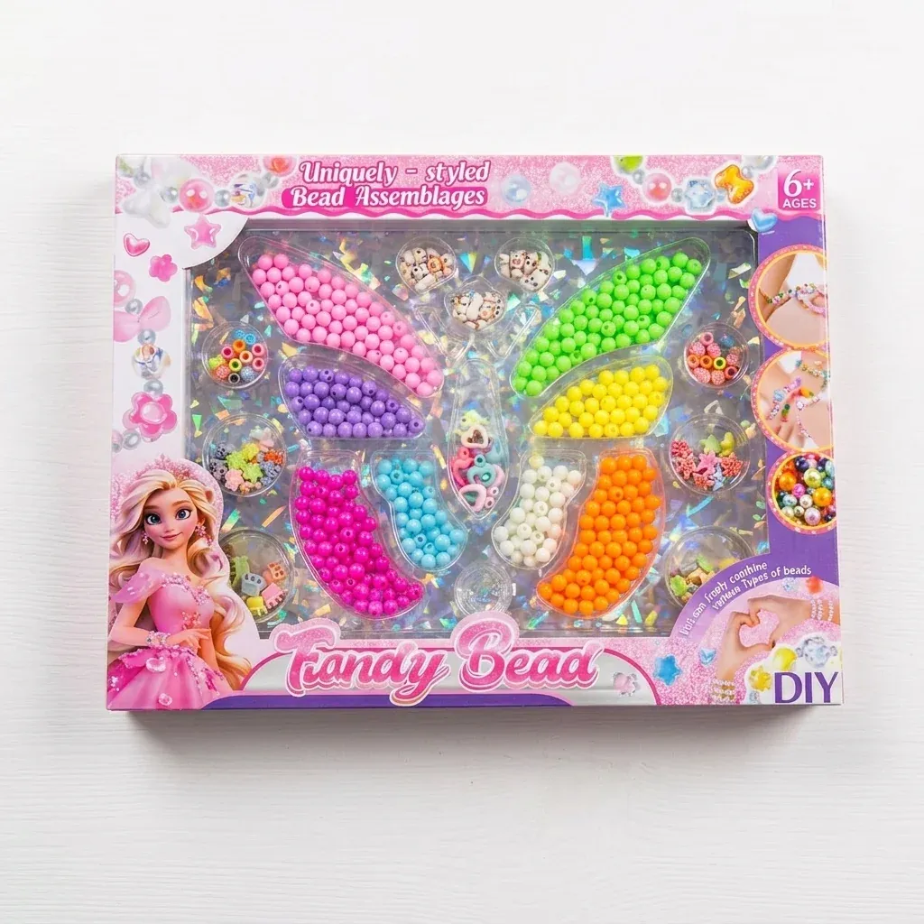 Children's DIY Jewelry Making Bead Kit