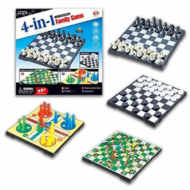 6 in 1 Family Board Game - Endless Fun for Everyone
