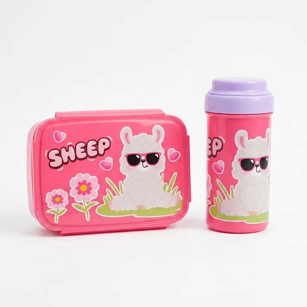 BPA Free Kids Water Bottle and Bento Lunch Box