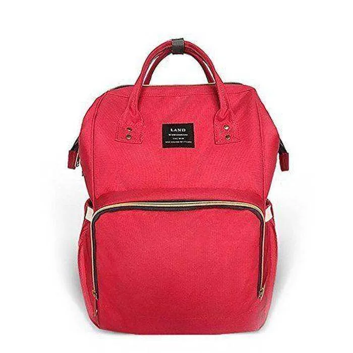 Multi-Function Nappy Backpack with insulated Bottle Pockets