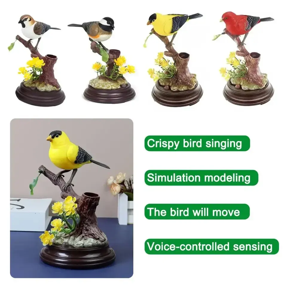 Voice Control Simulation Home Decorative Toy