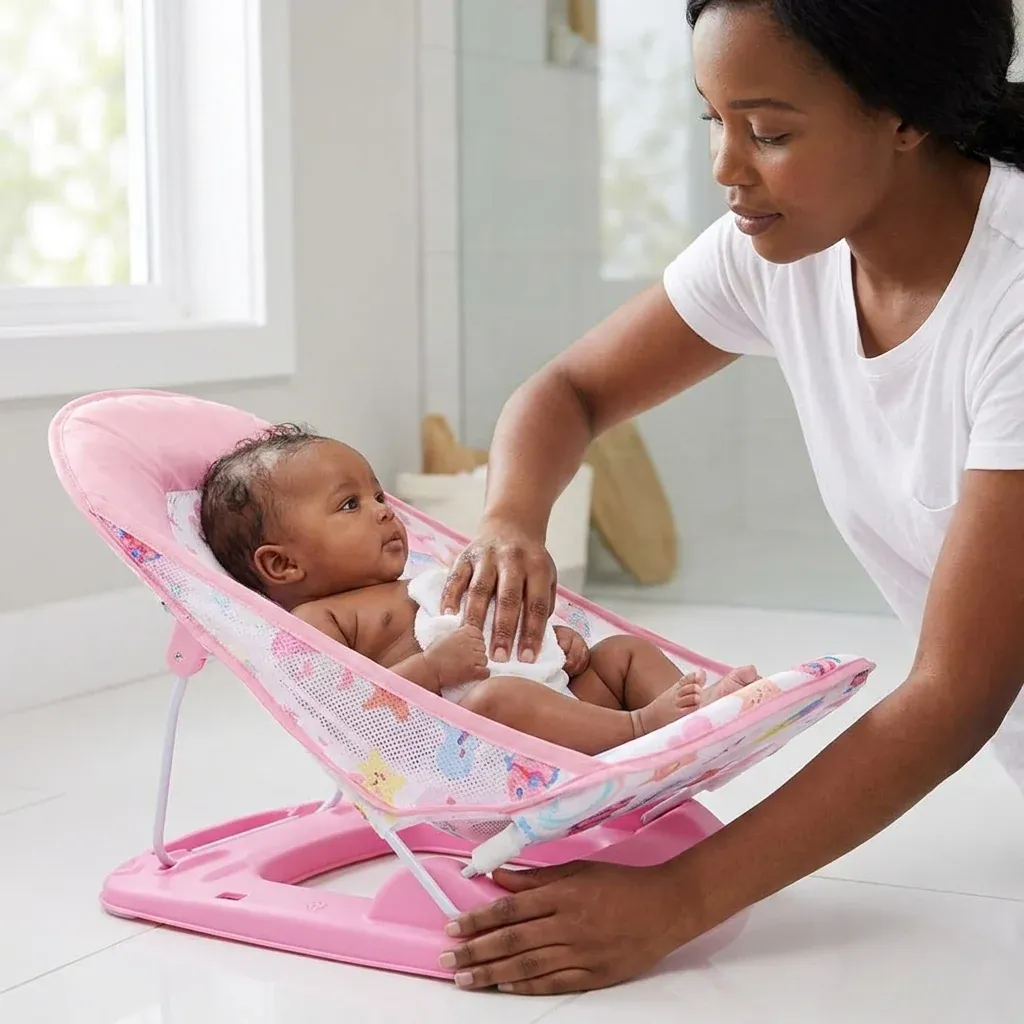 Multifunctional Baby Bathing Seat with Comfort Pillow