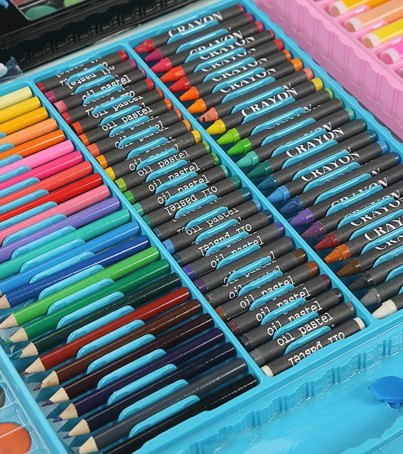 450 PCS Deluxe Childrens Stationery Artist Painting Gift Box