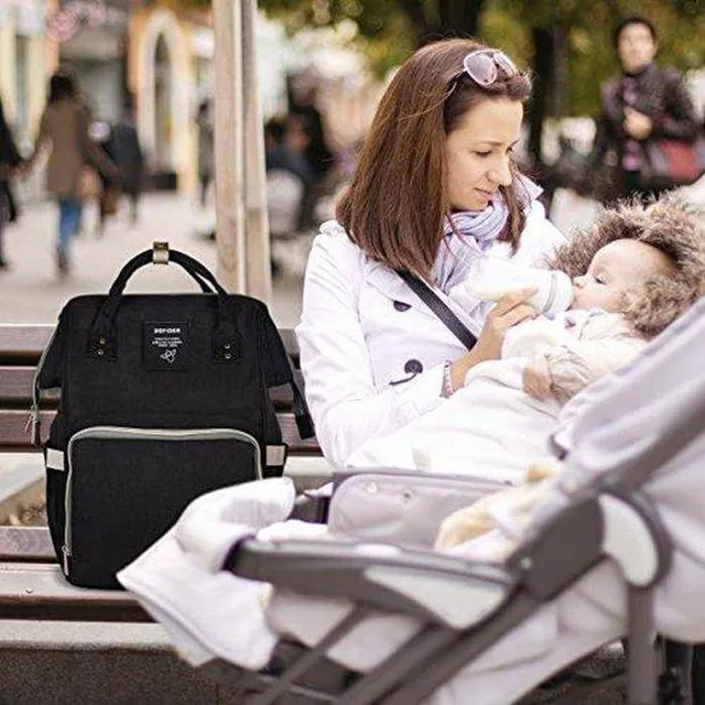 Multi-Function Nappy Backpack with insulated Bottle Pockets