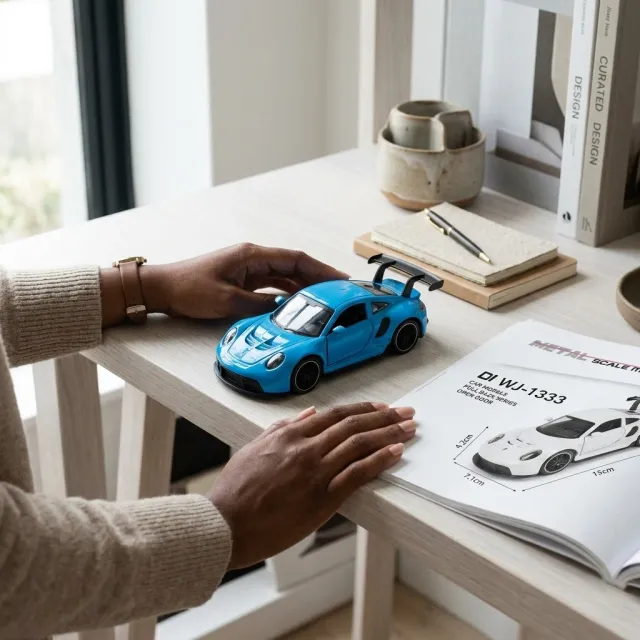 Die-Cast Racing Car Toy - Fast-Paced & Durable Fun