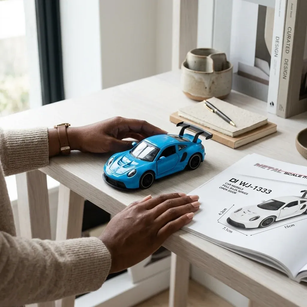 Die-Cast Racing Car Toy - Fast-Paced & Durable Fun