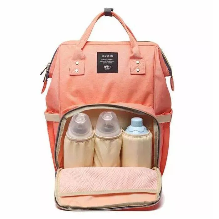 Multi-Function Nappy Backpack with insulated Bottle Pockets