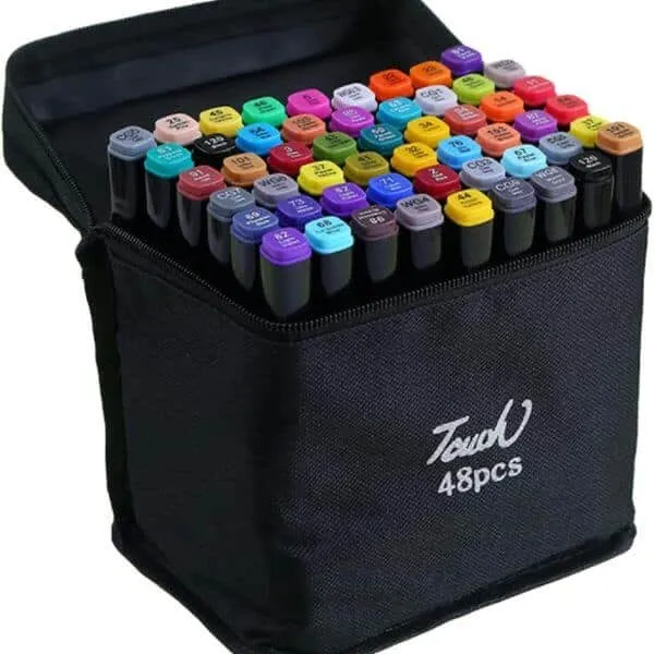 24PCS Sketch Art Markers for Kids