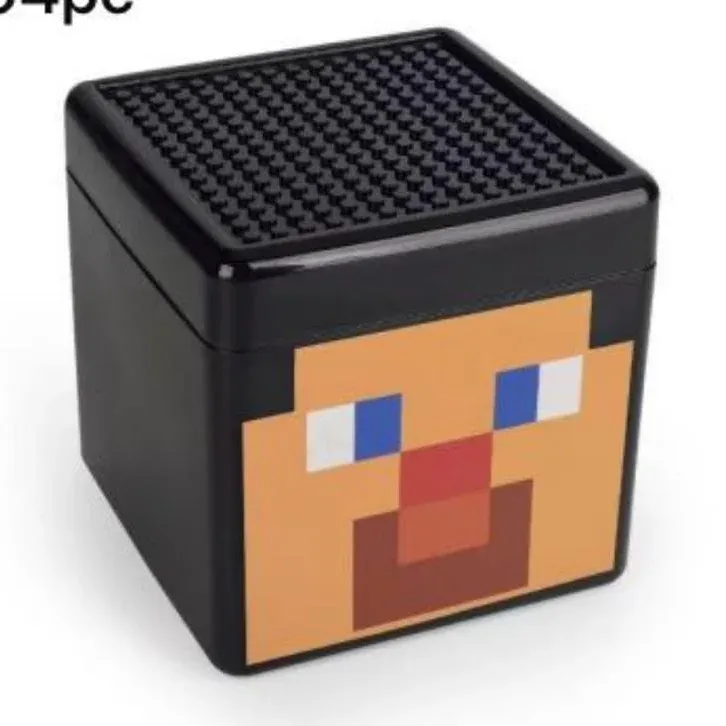 Pixel Character Building Block Storage Box