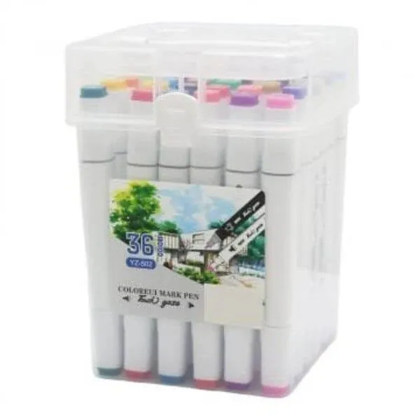36PCS Waterproof Sketch Marker for Kids