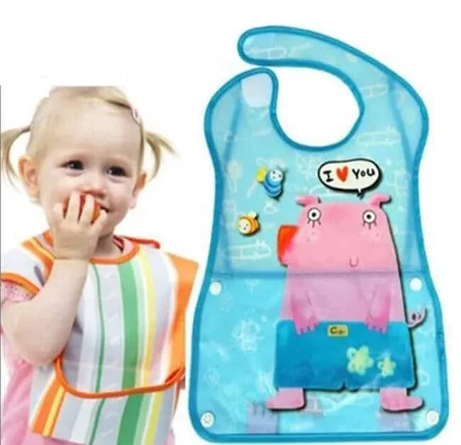 Baby Quick Wash Bib - Easy Cleanup for Mealtime Messes