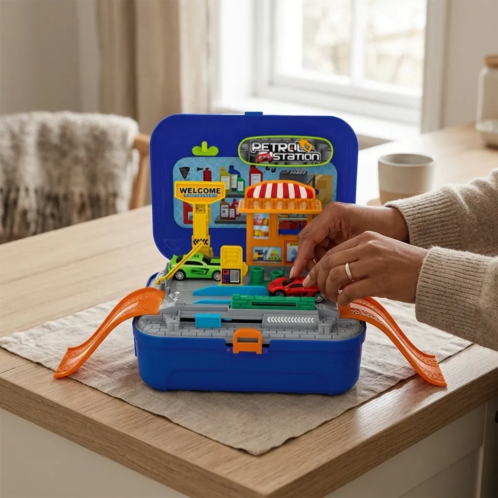 Gas Station Simulation Backpack Role Playing Toy