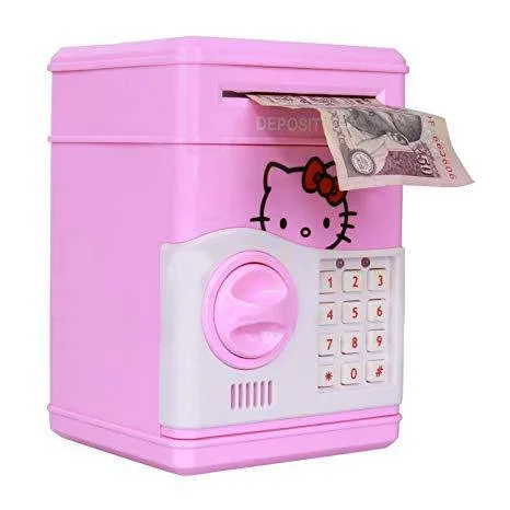 Kids Cartoon ATM Bank Safe for Savings