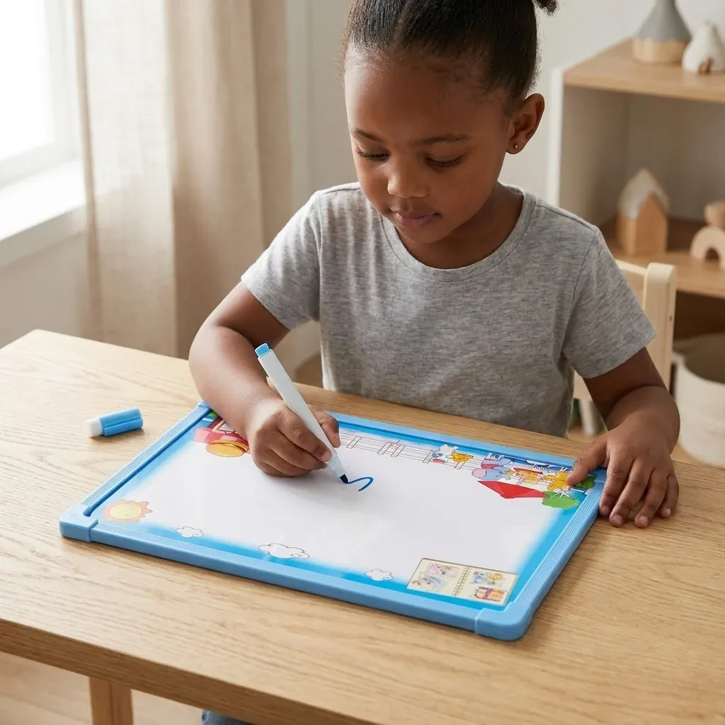 PP Frame Kids Magnetic Whiteboard Drawing Board