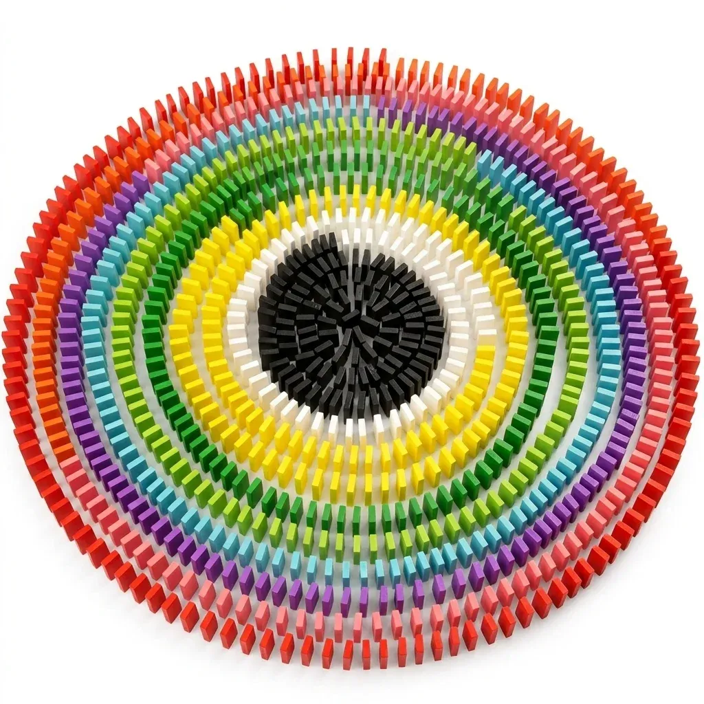 Double Six Nine Dominoes Set Game