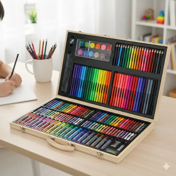 180-Piece Kids Art & Painting Set