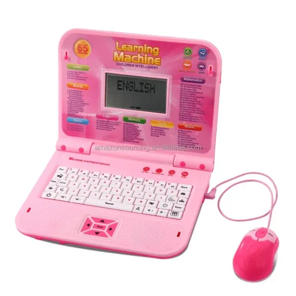 Kids Intelligent Learning Machine Laptop with Mouse