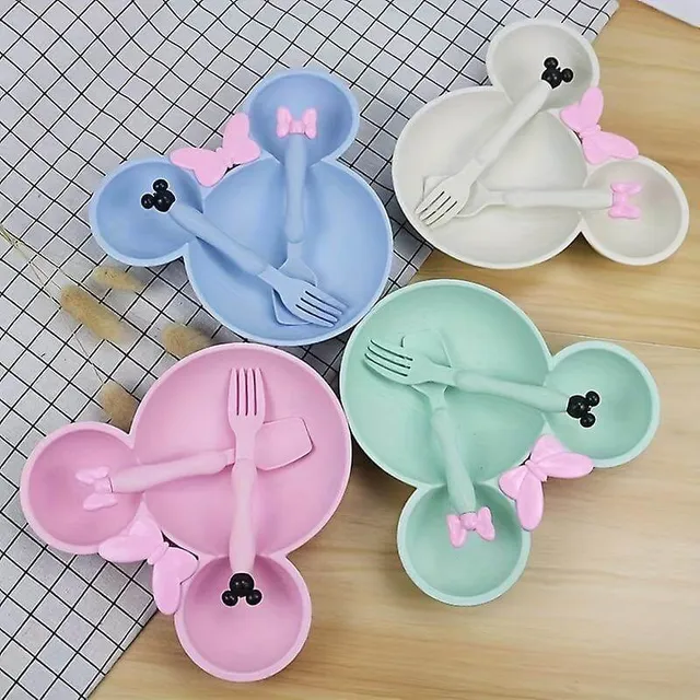 Set of 3 Butterfly Bowl for Toddlers