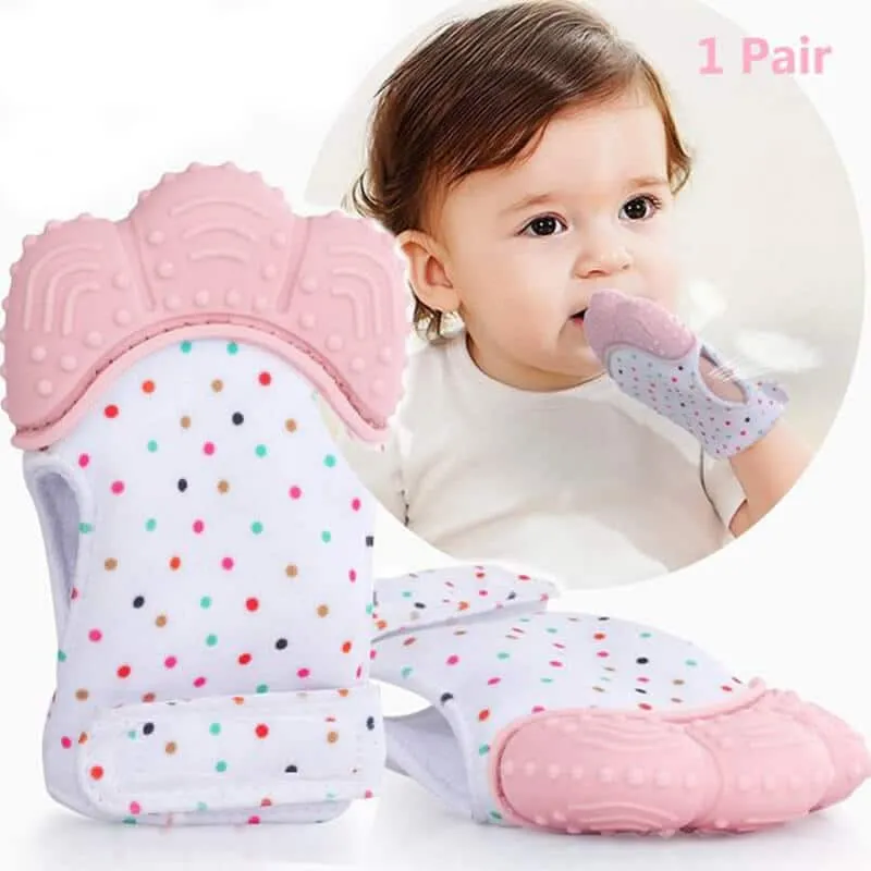 Baby Teething Mitten – Soothing Relief for Tiny Hands