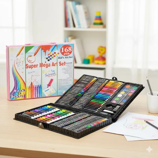168-Piece Complete Kids Art and Craft Set