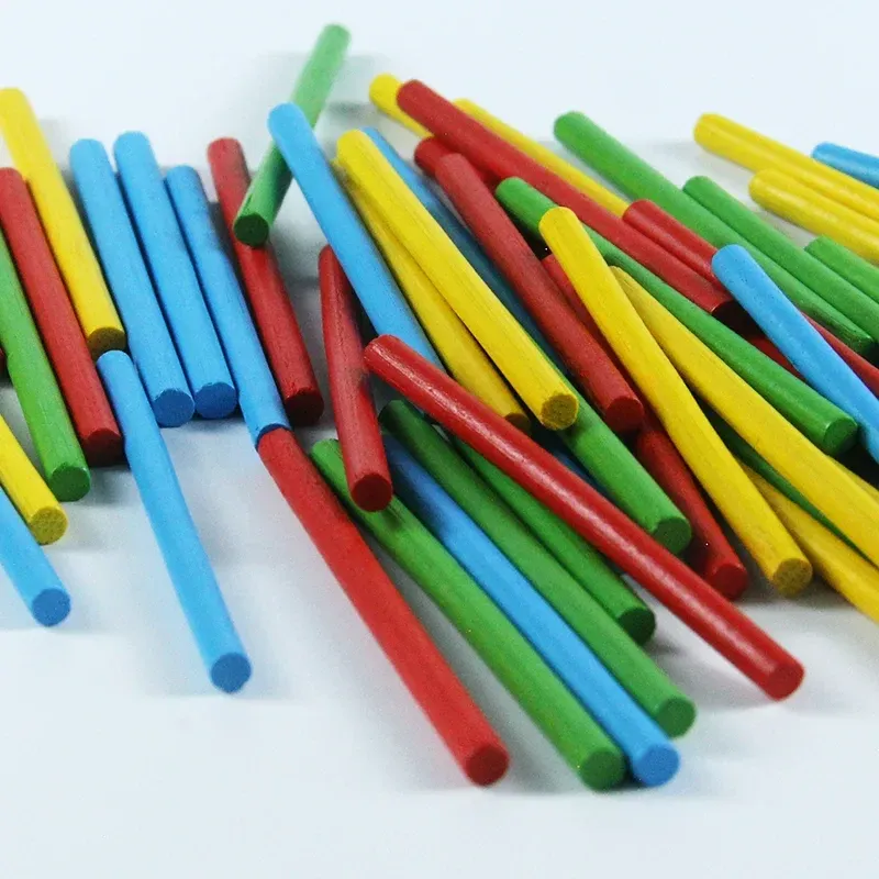 Wooden Mathematics Counting Stick Learning Box