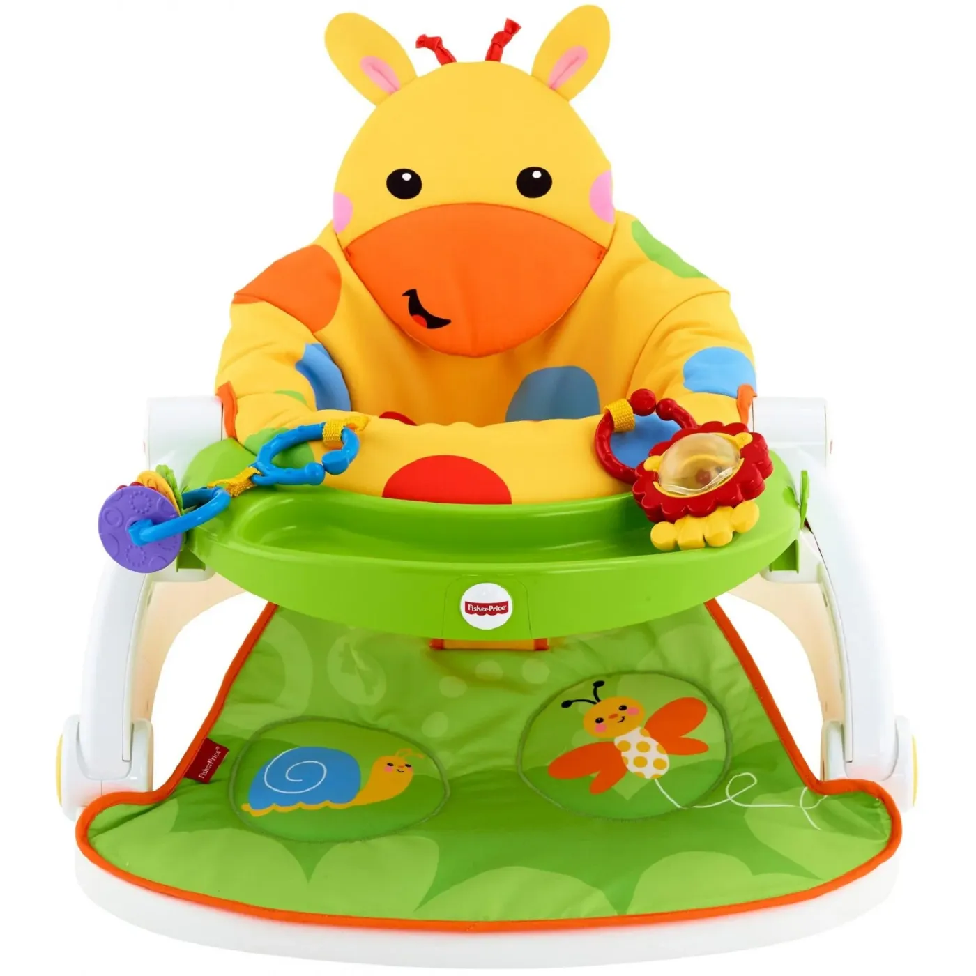 Portable Baby Floor Seat with Sensory Toys