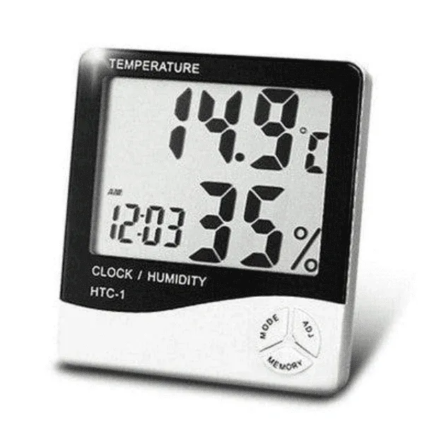 Digital Thermometer & Hygrometer with LCD Display