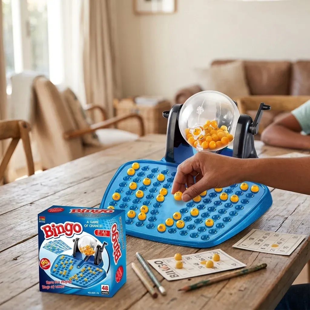 Bingo Lotto Rotary Cage Party Game