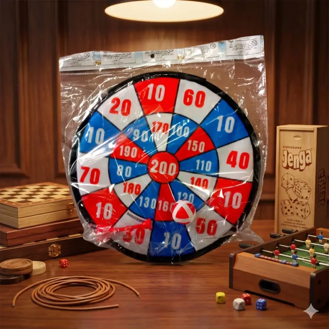 14.2 Inch Safe Sticky Ball Dart Board
